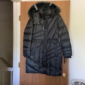 Andrew Marc women’s jacket with fur hood